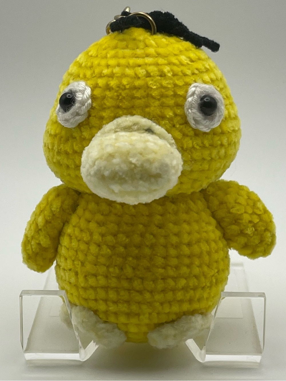 Pokemon Psyduck Handmade Crochet Plush Toy Keychain